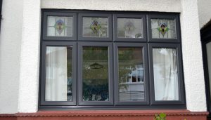 Calibre Chamfered windows in Anthracite Grey