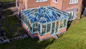 Chartwell Green T-Shaped conservatory