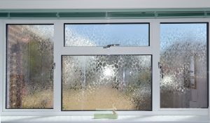 Example of obscured glass for bathroom window