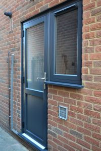 Flush Fit Door in Anthracite Grey